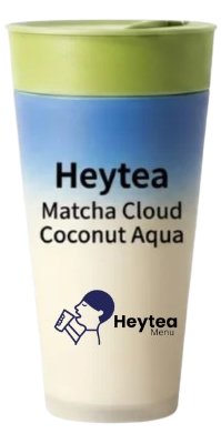 HeyTea UK seasonal drinks and menu inside a store location