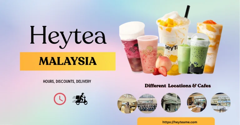 Heytea Malaysia Menu 2026 Updated Prices, Calories & Careers