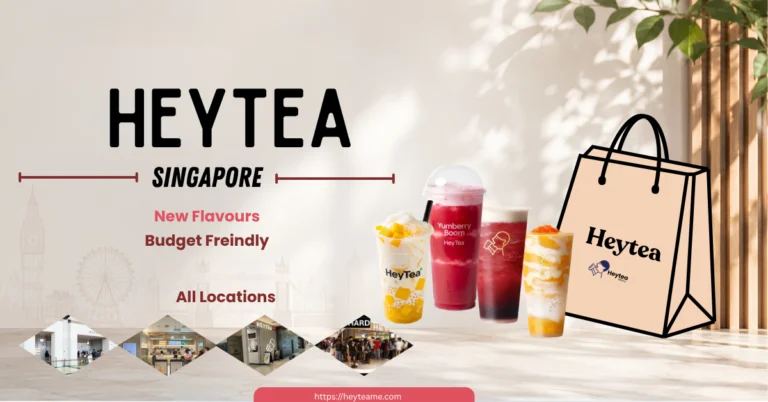 Heytea Menu Singapore