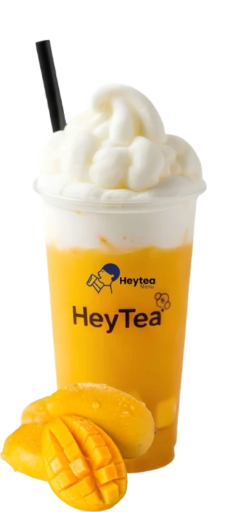 Heytea Cloud mango a source of refreshing taste for a heytea audience. A sweet and creamy flavor.