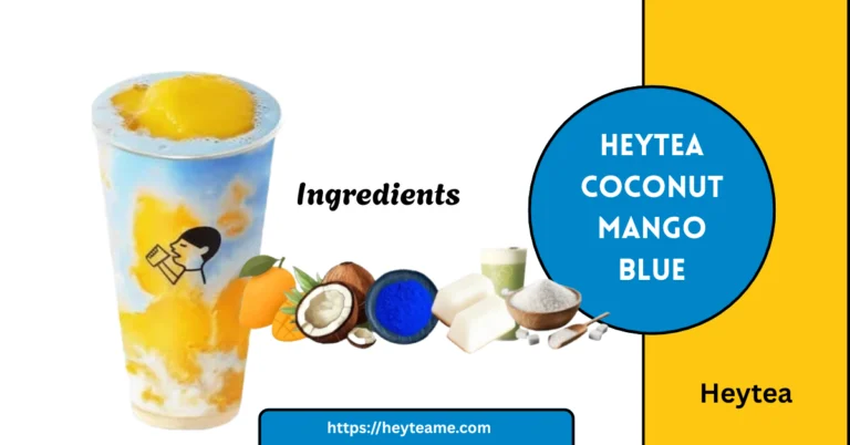 Heytea Coconut Mango Blue