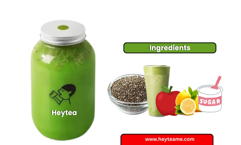 Heytea Kale Boost Tea Ingredients